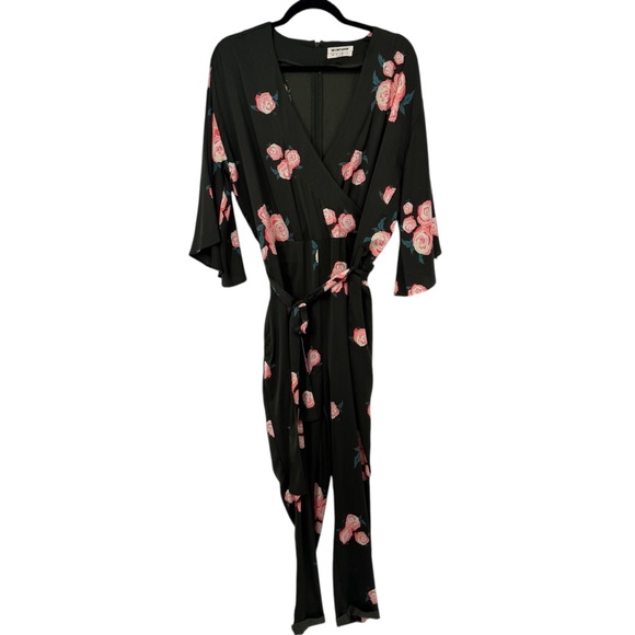One Teaspoon Quartermaster Wrap Jumpsuit floral - Picture 6 of 9